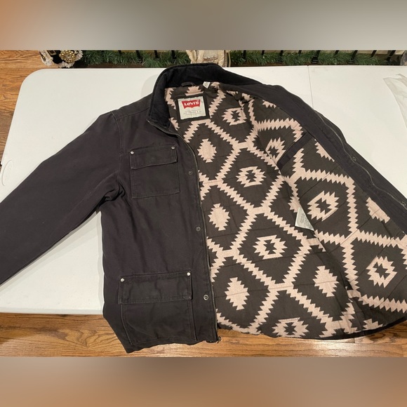 Levi’s Mens Heavy Duty Black Jacket - medium - Picture 3 of 3